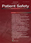 Journal Of Patient Safety期刊封面